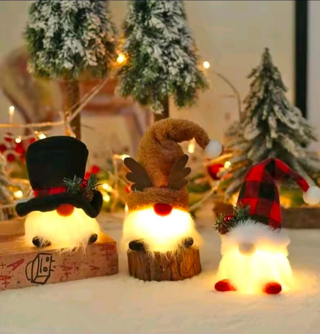 Christmas LED Gnome Tree Ornament
