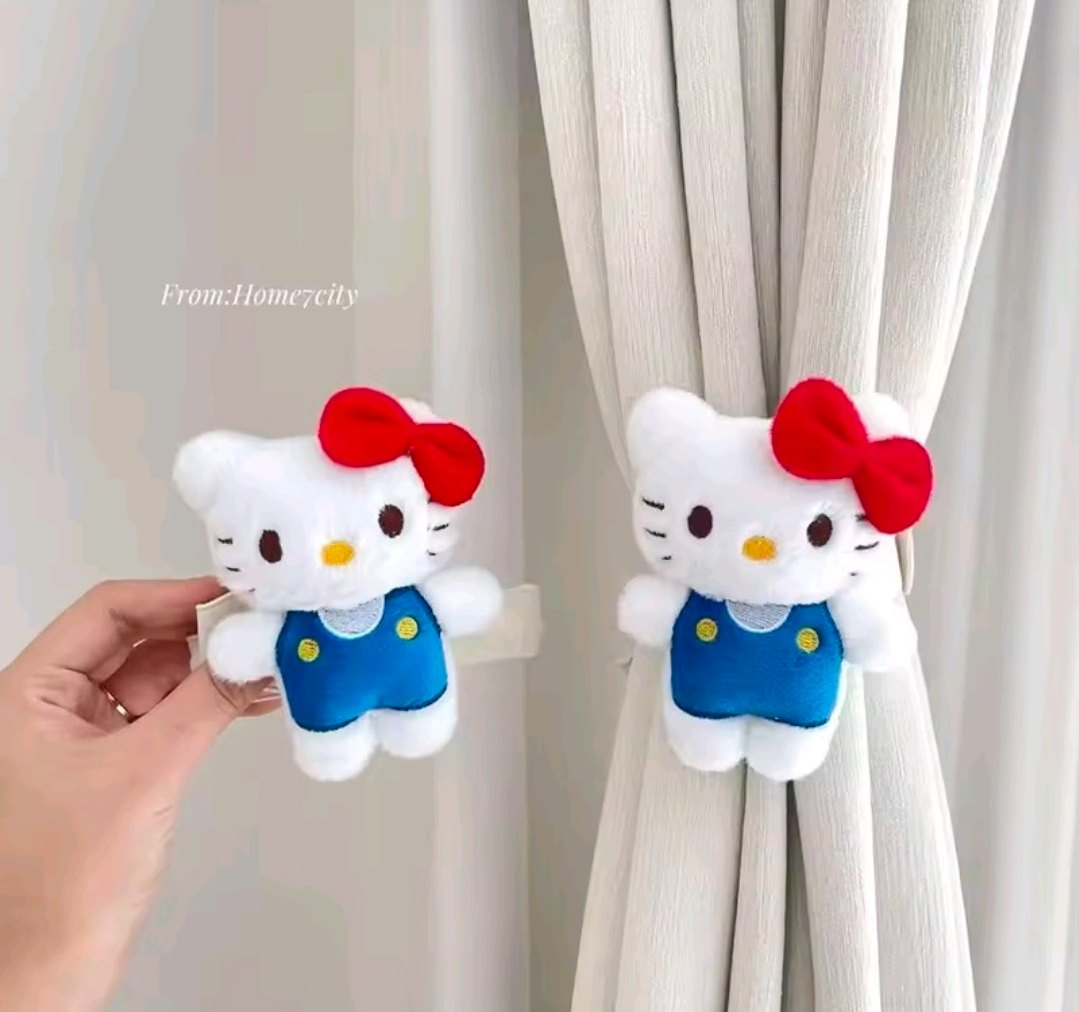 Hello Kitty Adjustable Curtain Straps, 2 Pack