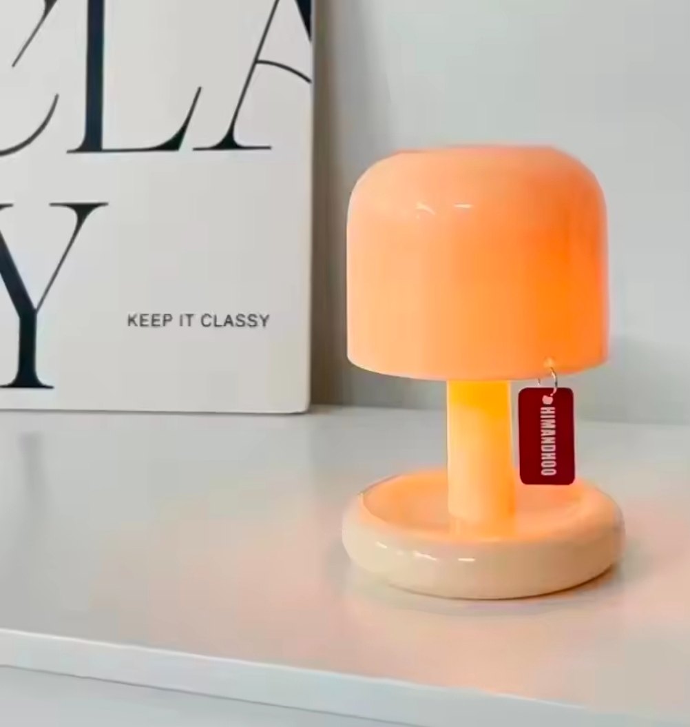 미니 LED 버섯 무드등 (선셋 나이트라이트)